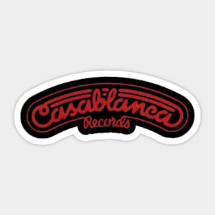 Casablanca Records 1973 // Record Label Sticker